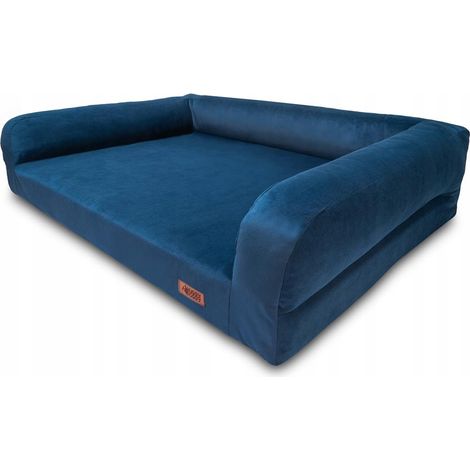 Cama ortopédica azul marino para chihuahua HUGGY DOGGY S (1/5)