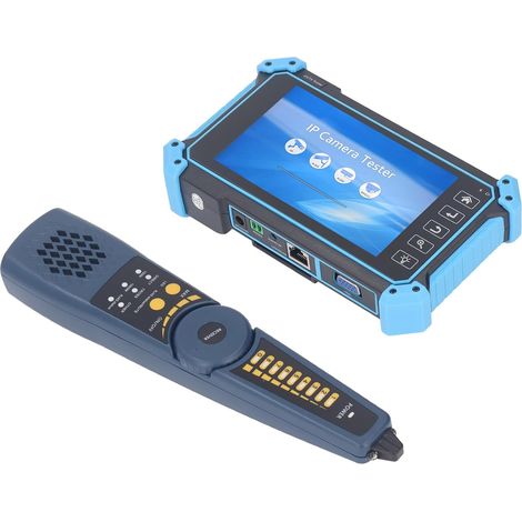 Testeur de Caméra IP à écran HD IPS de 5,4 Pouces avec Entrée VGA, Détecteur de Ligne et Fonction WiFi sans Fil, pourRéseau Numérique et Entrées Analogiques AHD CVI TVI (Prise UE) (1/5)