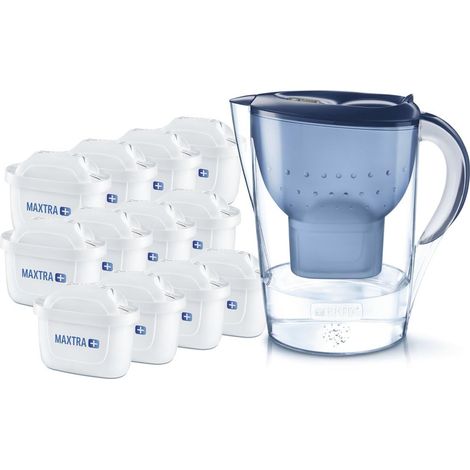 BRITA Tischwasserfilter Marella blau inkl. 12 Filter