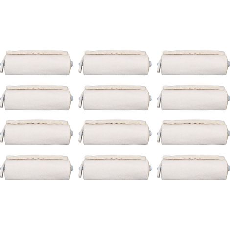 12 Coussinets Protecteurs Chaleur Cheveux en Coton Doux Respirant Portable, Mousse Isolante Thermique pour Salon et Maison (1/5)