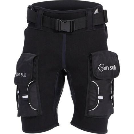Shorts with Adjustable Cargo Pockets, Black, S (1/5)