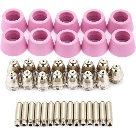 Bec D'Électrode - Coupeur Plasma 0-60 A - Pour Torche SG55 AG60 - 40 Pièces (1/4)