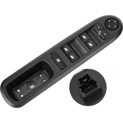 Fensterheberschalter für die Fahrerseite (Linkslenker) – Autozubehör passend für Peugeot 407 6D 6C 6E 6554.ER (1/5)