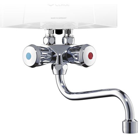Robinet mitigeur de comptoir SMB/LS, deux poignées, sans pression, avec bec de 16 cm