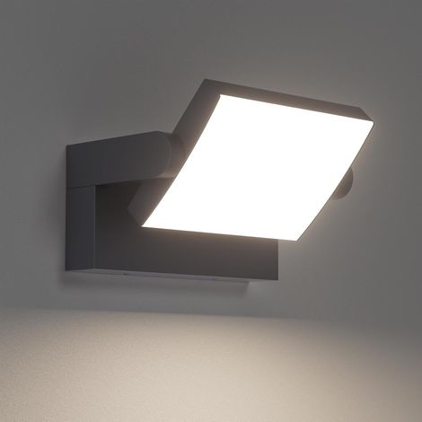 24 W LED Outdoor Indoor Rotatable Wall Light, IP65 Waterproof Modern Wall Light, Adjustable Wall Light for Garden Staircase, Balcony, Anthracite, Natural White 4000K (1/5)