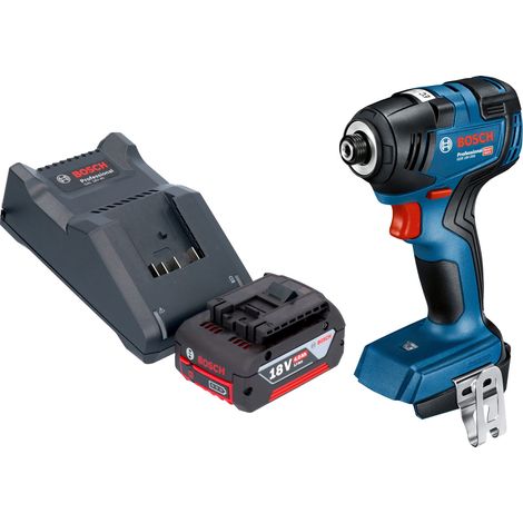 Visseuse à chocs sans fil Bosch GDR 18V-200 Professional 18 V 200 Nm sans balais + 1 batterie 4,0 Ah + chargeur (1/5)