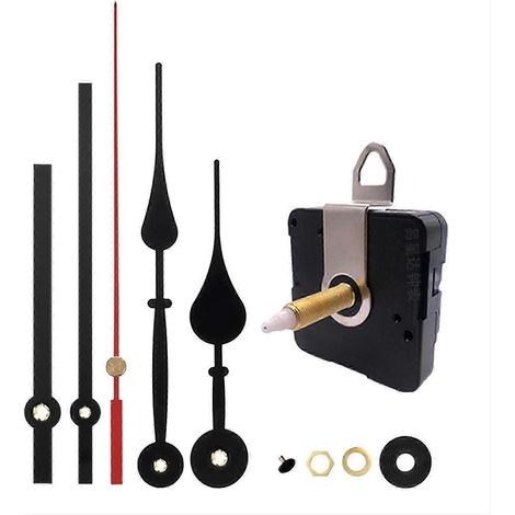 Mécanisme d'horloge murale, kit de réparation pour mécanisme d'horloge suspendue, outil de réparation à axe long, kit de réparation pour remplacement de cadran d'une épaisseur de 19 à 21 mm.-Style B (1/5)