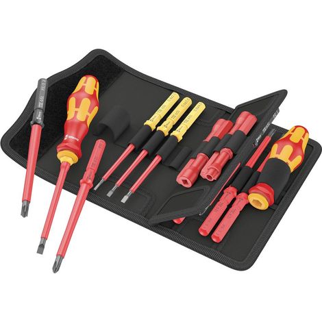 Wera Kraftform Kompakt VDE 18 Universal 2 Elettricisti Kit di punte intercambiabili per giraviti (1/5)