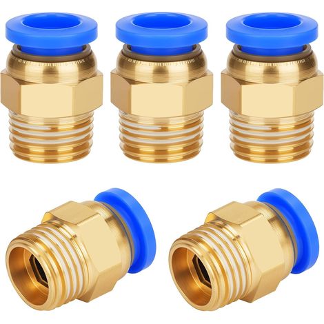 Raccord rapide pneumatique cylindrique (G 1/4" x 8 mm) (1/5)