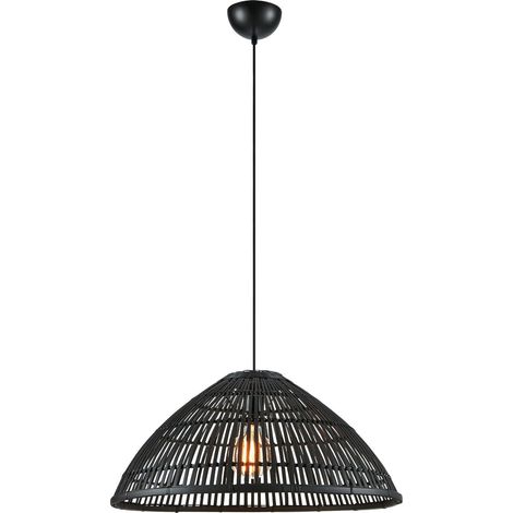 Suspension en bambou tresse 58 cm 1xe27 40w max noir mat - markslojd - capello 88856627 88856627 88856627 88856627 (1/3)