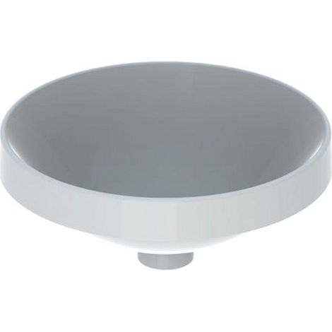GE VariForm Einbauwaschtisch, rund mit Hahnlochbank, d:48cm, m. Ül., weiß (1/2)