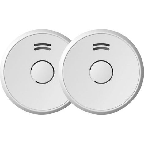 Rilevatore di fumo 1a 2x batterie 9 Volt Confezione da 2 - Profilo