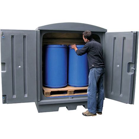 Auffangbehälter 2 Fässer - Kapazität 280 Liter - CGM1/280004F