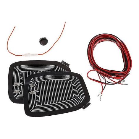 Tapis chauffant désembueur 12 V pour rétroviseurs extérieurs de voiture. (1/4)