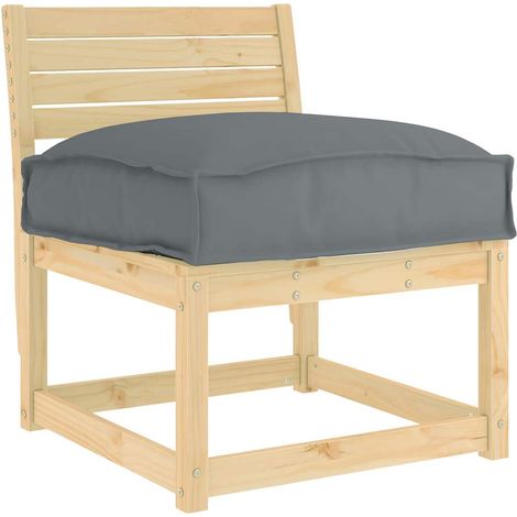 Maison Exclusive - Cuscino Tessuto Oxford Antracite 60 x 40 x 8 cm (1/5)