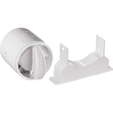 Clapet anti-retour pour ventilateur mural Ø 100 mm – Filetage plomberie – Empêche l'air extérieur de pénétrer – Installation facile – Wallair