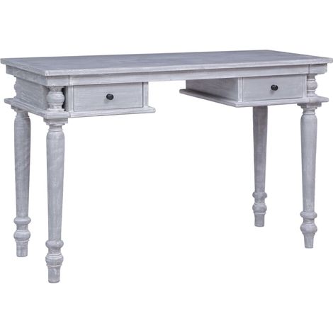 Schreibtisch 115x50x78 cm Massivholz Mahagoni