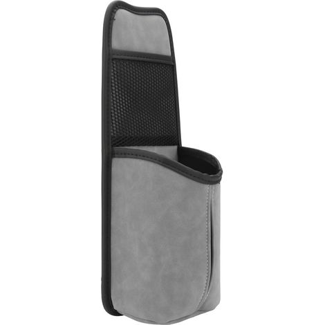 Borse portaoggetti per seggiolini auto - Tasche a rete, porta telefono, tasche multifunzionali per fazzoletti - Borse portaoggetti universali per la maggior parte dei veicoli - Grigio