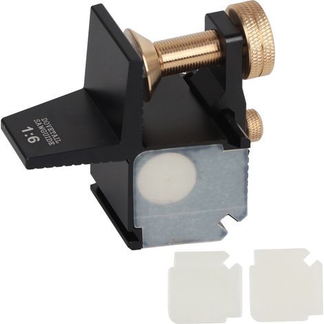 Guide de Rainurage en Alliage d'Aluminium pour Travail du Bois, Jauge de Scie à Queue d'Aronde 1:6 pour Projets DIY (1/5)