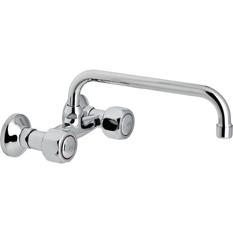 GENEBRE 68193 11 45 66 GAMMA Grupo Mural Fregadero 15Cm Caño Tubo Alto 24 cm - ref: 68193 11 45 66