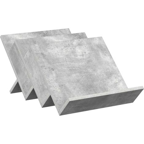 Maison Exclusive - Scaffale per riviste Grigio Concretè 53 x 40 x 28,5 cm
