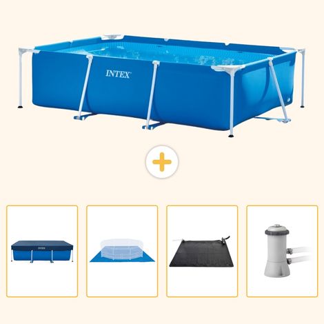 Intex Piscine Tubulaire Rectangulaire - 300x200x75 cm - 5-pièces  S40 (1/5)
