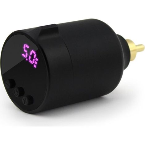 Tragbare, wiederaufladbare kabellose 1350-mAh-Powerbank für Tätowiermaschinen mit RCA-Anschluss und Permanent-Make-up-Werkzeuge (1/4)