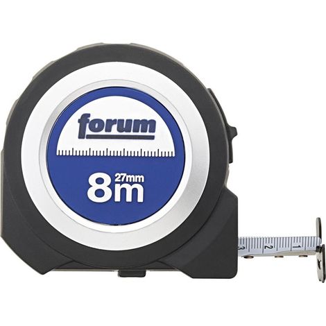 Forum Taschenbandmaß Stahlband 8 m x 27 mm (1/4)