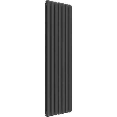 Reina Coneva Designer Vertical Radiator 1800mm H x 510mm W Anthracite (1/4)