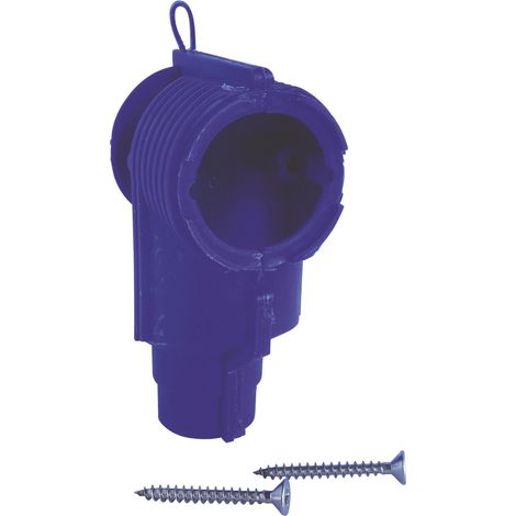 Coquille PVC nue pour raccord sanitaire (1/4)