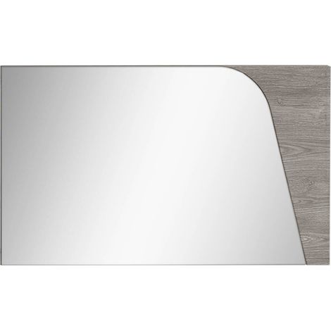 ABBY - Miroir Rectangulaire avec Cadre Aspect Bois (1/2)