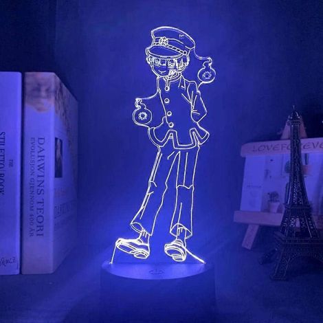 Veilleuse 3D Anime Toilet Bound Hanako-kun - Lampe LED - Figurine Hanako-kun - Décoration de chambre - Cadeau d'anniversaire pour les fans d'anime (1/3)