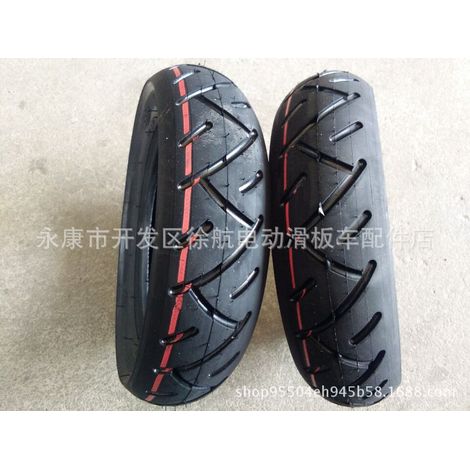 10-Zoll-Räder und -Reifen für Elektroroller, mit extrem strapazierfähigen, verstärkten und verbreiterten Reifen der taiwanesischen Marke Cheng Shin. 10 Roller (ein Stück).