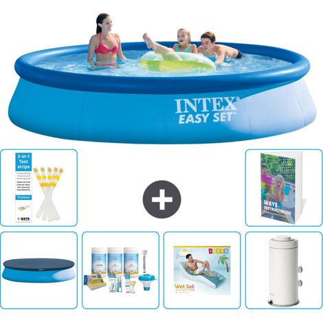 Intex Piscine Easy Set Ronde - 396x84 cm - 7-pièces S161 (1/5)