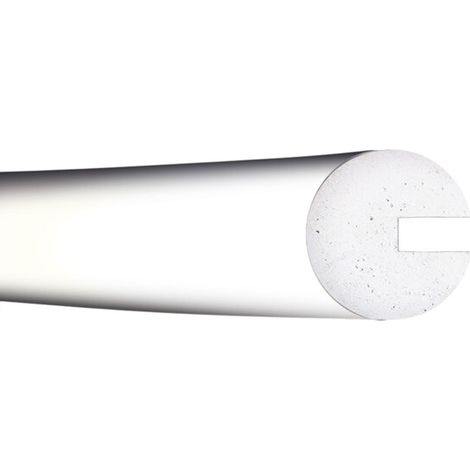 Moravia Protection contre les chocs MORION profil circulaire 40 × 40 × 8 mm L 1000 mm blanc (1/3)