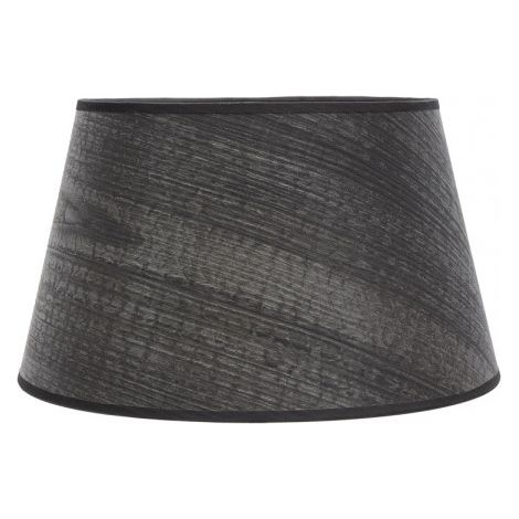 Pantalla salma e27 madera negra 40dx30dx25h conica abierta