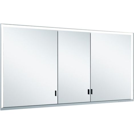 KEUCO Royal Lumos Spiegelschrank Wandeinbau 3-türig, lange Tür,