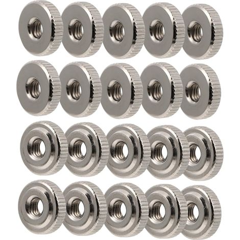 CANIGHT Lot de 30 écrous moletés métalliques pour connecteurs (1/5)