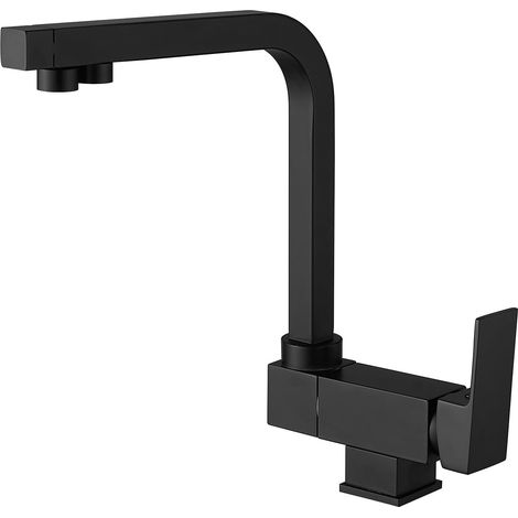 Tocca del Filtro a 3 Vie per lavello da Cucina cromata a 360 ° Cuccioli di lavello Cucina con Bevanda 3 in 1 Purificatore Filtro dell'Acqua Tap-A (1/5)