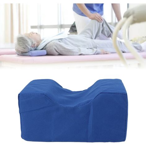 Körperkissen, Knöchelstütze, Anti-Wundliegen-Beinlagerungskissen, Schwammkissen für Erwachsene, erhöhtes Beinkissen für den Knöchel, blau. (1/5)