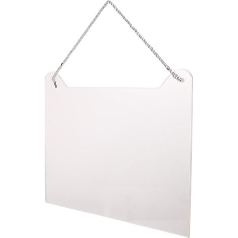 Acryl Hängeschildhalter 297x210mm Transparent mit 2mm
