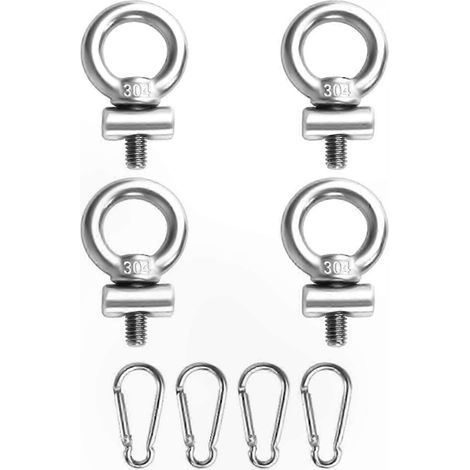 Arrêt de rail pour auvent 4mm, écrou à œil de levage, fixation pour camping-car, caravane et fourgon aménagé, lot de 4 pièces (1/5)