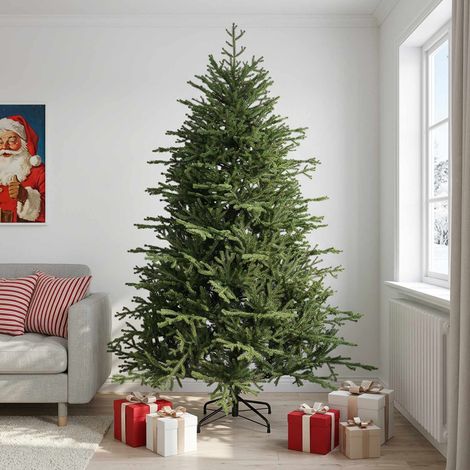vidaXL Árbol de Navidad artificial con ramas articuladas 240 cm (1/2)