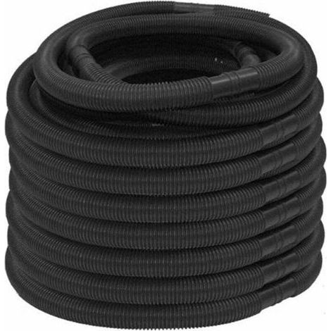 Tuyau Solaire pour Piscine, Accessoire de Nettoyage, Divisible tous les 105 cm, Noir, Diamètre 32 mm, Longueur 6,3 m, Résistant aux UV et au Chlore. (1/4)