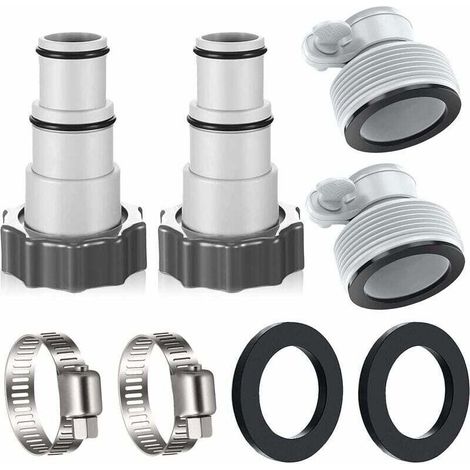 Nettoyeur de fond de piscine, Aspirateur de piscine, Piscine, Aspirateur de piscine, 32 à 38, Adaptateur pour piscine Intex, Kit adaptateur de tuyau de piscine, Accessoires de piscine, Buse de tuyau (1/4)