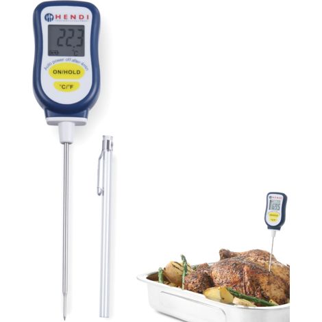 Termómetro digital para alimentos con sonda de 130 mm de -50 °C a 350 °C - Hendi 271230 (1/3)