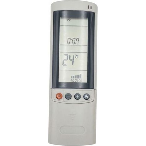 1 télécommande universelle pour climatiseur, compatible Airwell Emailair, modèles RC3 RC4 RC5 RC7, blanc (1/4)