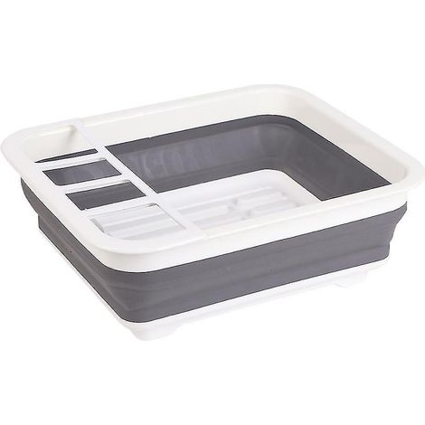Pliable Dish Rack Cuisine Rangement Portable PliAge Maison TPR Rack Étagère Racks &Supports (1/5)