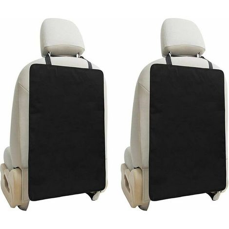 Amasawa 2 pièces Protecteur de siège de Voiture, avec Rembourrage Le Plus épais, Meilleure Protection pour Les sièges de Voitures (Noir) (1/5)