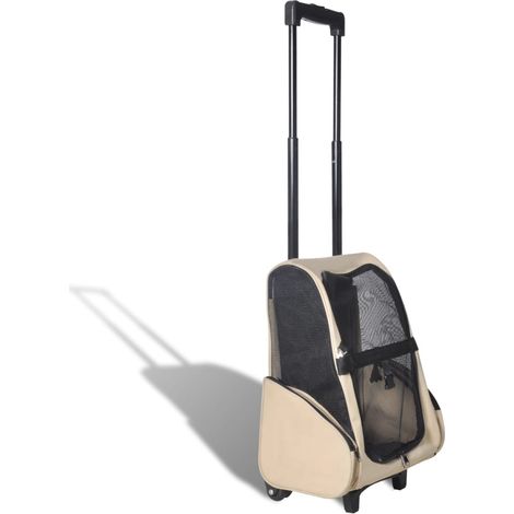 Carro plegable para mascotas multiusos arena vidaXL